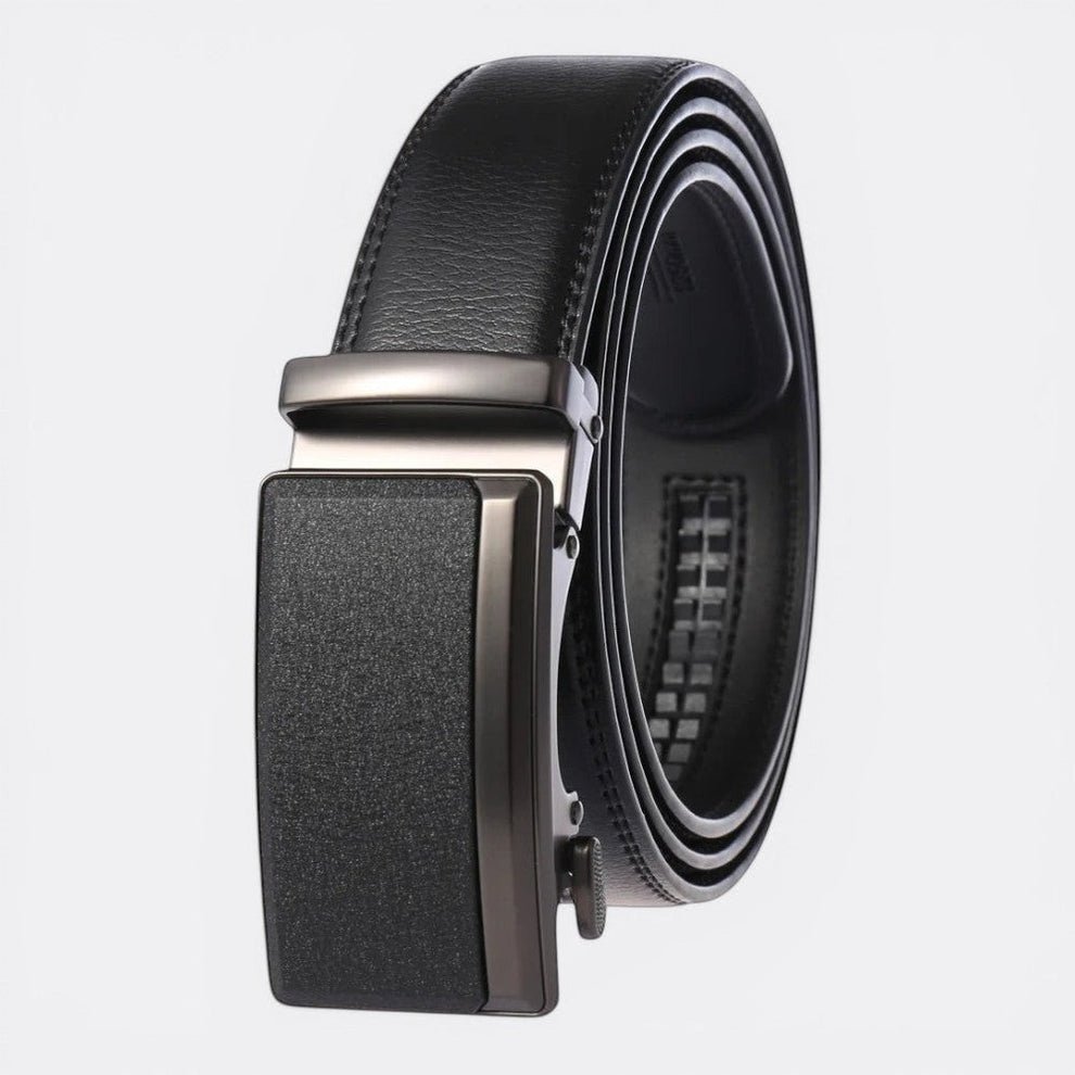Men's leather belt